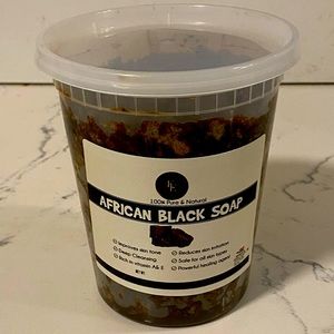 Natural African black soap